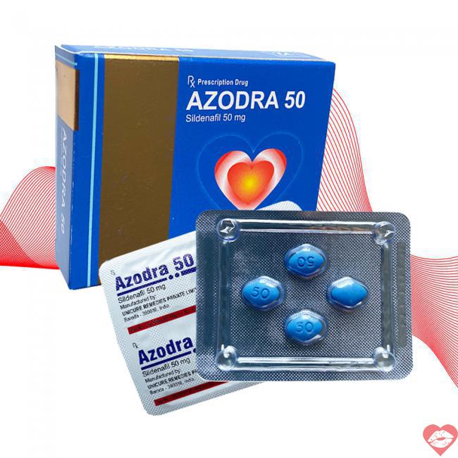 Cửa hàng bán Azodra 50mg viên uống hỗ trợ cương dương kéo dài thời gian tăng cường sinh lý - Hộp 4 viên hàng mới về 