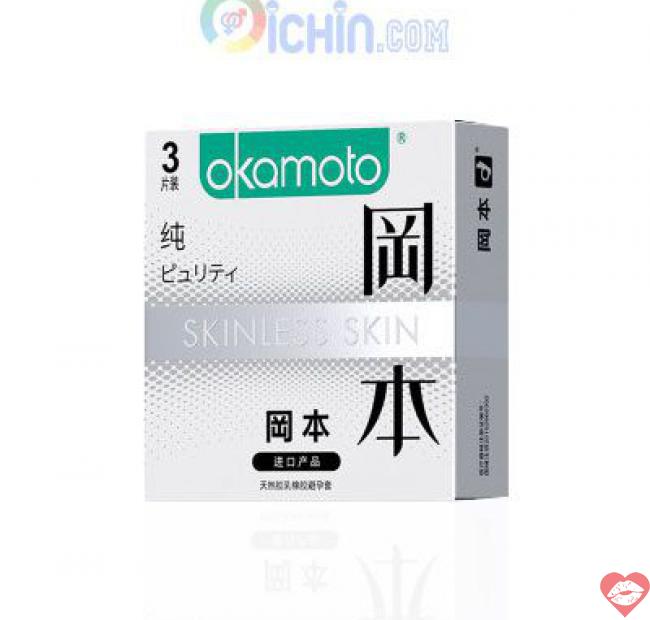  Bỏ sỉ Okamoto Skinless Skin Purity Hộp 3 cái siêu mỏng Nhật Bản  loại tốt 