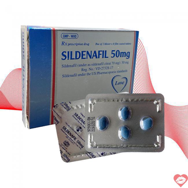 Sỉ Sildenafil 50mg kéo dài thời gian chống xuất tinh cho Nam loại tốt 