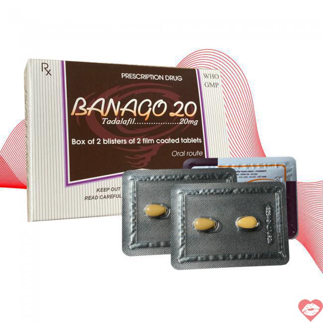 Đánh giá Thuốc Banago 20mg trị rối loạn cương dương chống xuất tinh sớm kéo dài thời gian giá tốt 