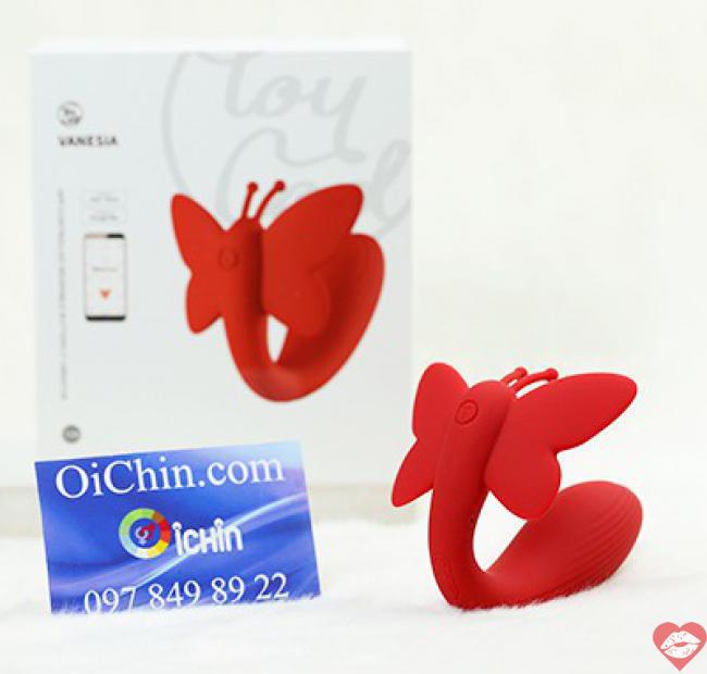  Giá sỉ VANESIA Bướm đỏ rung đa chế độ điều khiển từ xa qua App  mới nhất 